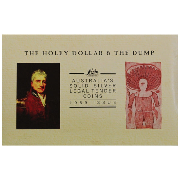 1989 Holey Dollar and Dump Silver Coins