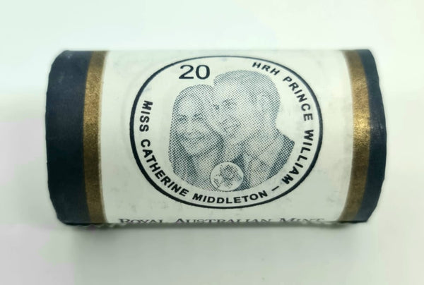 2011 Royal Wedding of Prince William and Catherine Middleton 20 Royal Australian Mint Roll