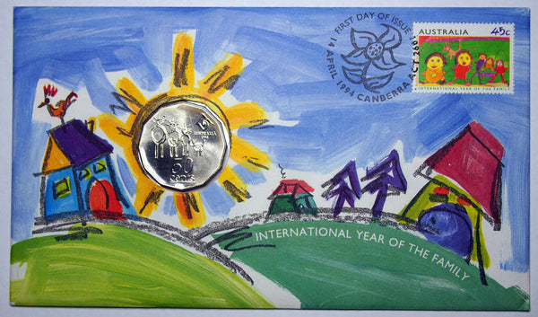 1994 International Year of the Family 50c PNC