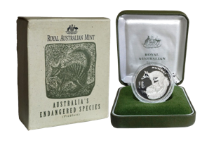1994 RAM Endangered Species Numbat $10 Silver Proof (Standard)