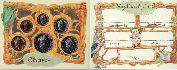 1996 Royal Australian Mint Gumnut Baby Mint Set