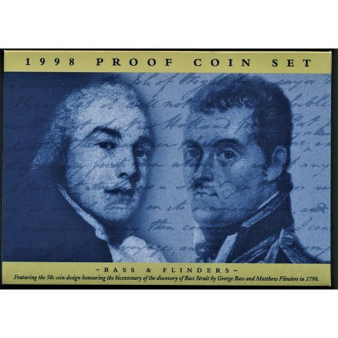 1998 Bass & Flinders RAM 6 Coin Proof Set
