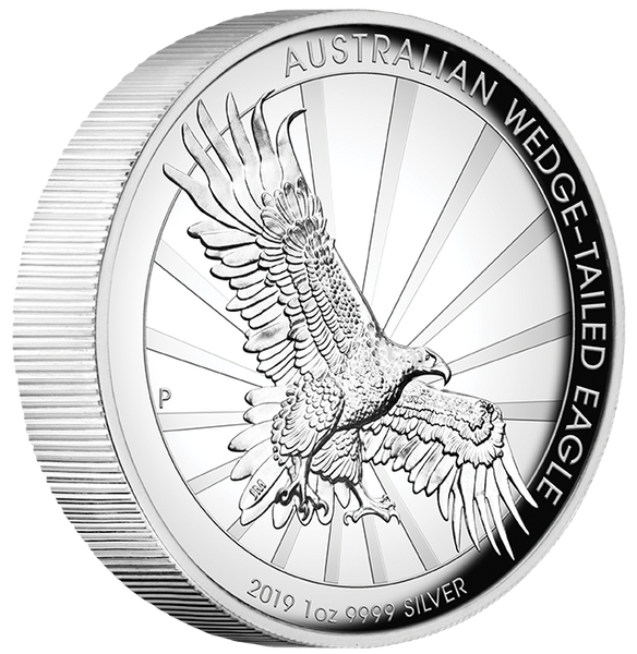 2019 Australian Wedge Tailed Eagle 1oz Silver Proof High Relief Coin