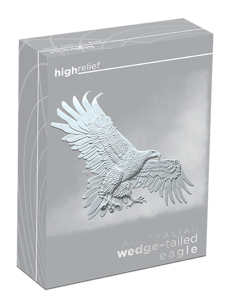 2019 Australian Wedge Tailed Eagle 1oz Silver Proof High Relief Coin