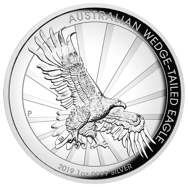 2019 Australian Wedge Tailed Eagle 1oz Silver Proof High Relief Coin