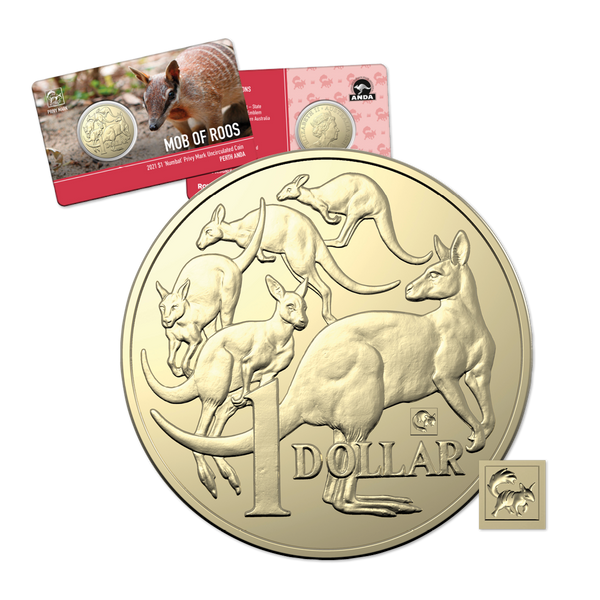 2021 Numbat Privy Mark $1 Card - Perth Money Expo (ANDA)
