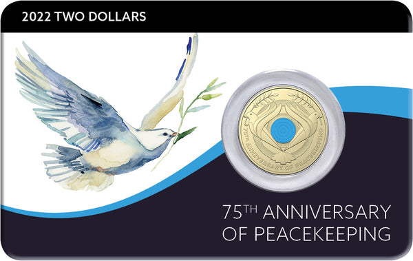 2022 Peacekeepers $2 Carded Coin