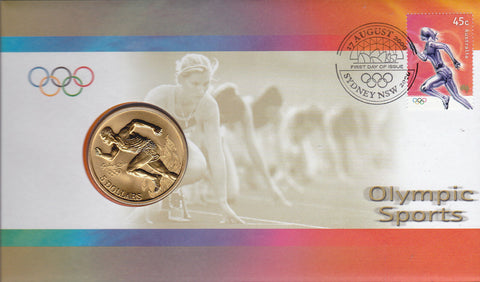 2000 Olympic Sports 'Athletics' $5 PNC