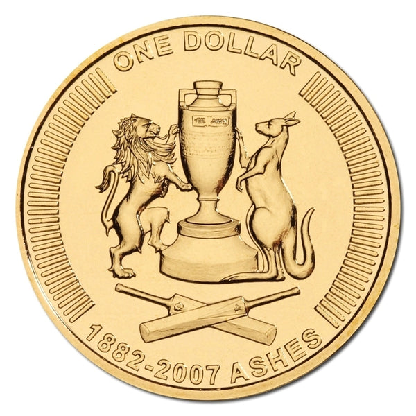 2007 The Ashes Series 1882-2007 $1 Carded Coin
