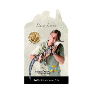 2009 Inspirational Australians $1 Carded - Steve Irwin