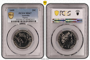 2009 Australian Nurses 20c MS67