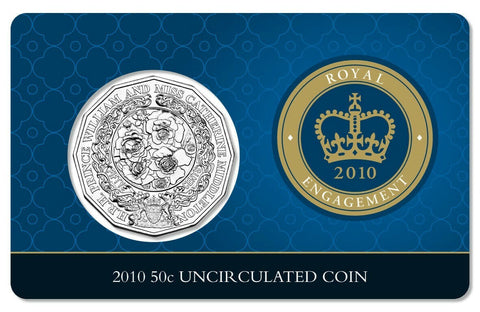 2010 Royal Engagement 50c Unirculated Coin