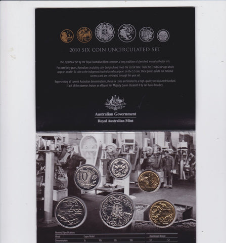 2010 RAM Uncirculated Mint Set (World Money Fair - Boston)