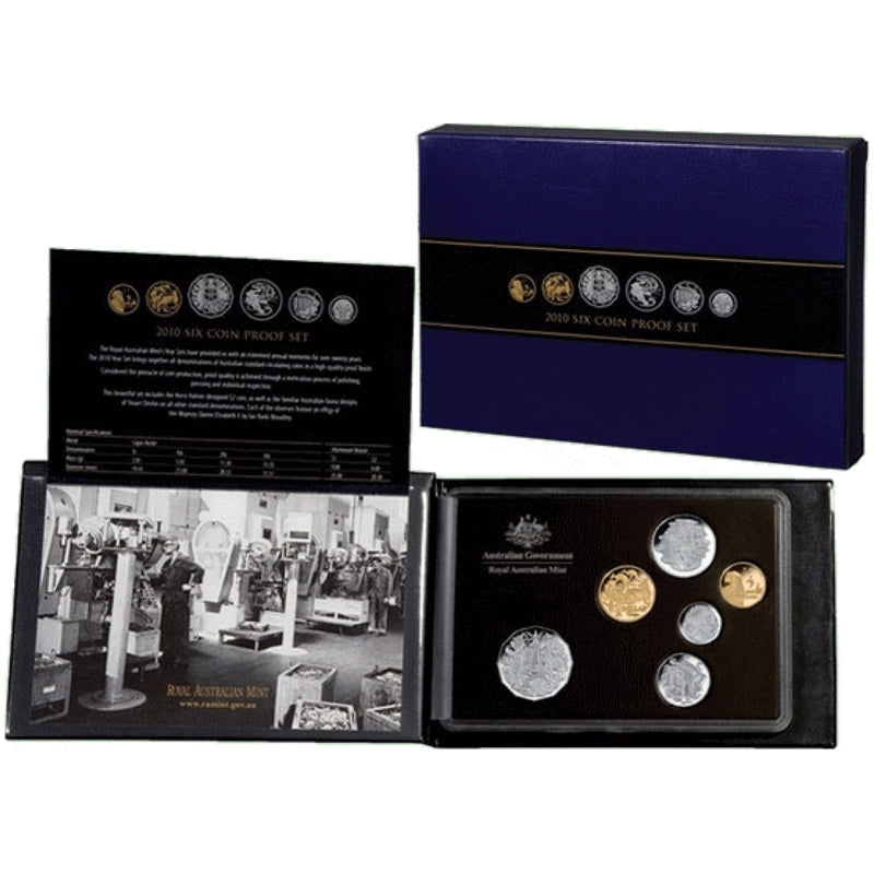 2010 Royal Australian Mint Six Coin Proof Set