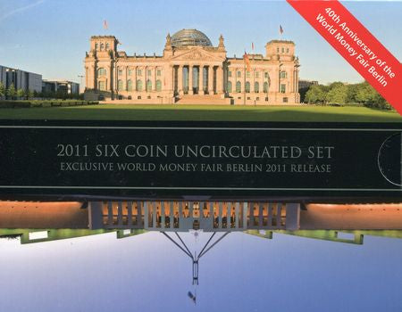 2011 Australian 6 Coin Mint Set - World Money Fair Berlin