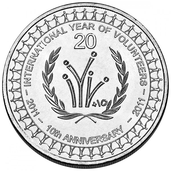 2011 International Year of Volunteers 20c RAM Roll