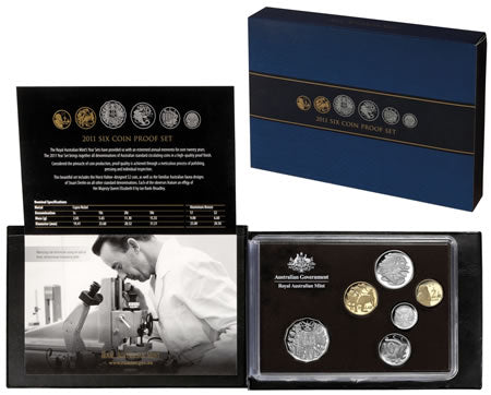 2011 Royal Australian Mint Six Coin Proof Set
