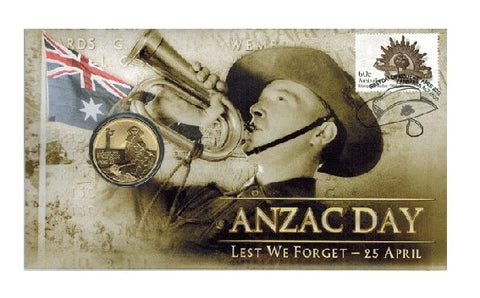 2012 Anzac Day 'Lest We Forget' $1 PNC