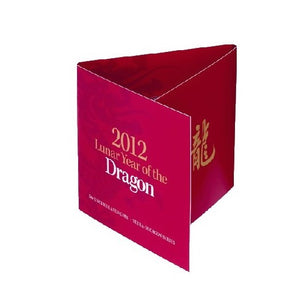 2012 Lunar Year of the Dragon 50c Carded