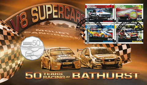 2012 Bathurst 50 Years of Racing 50c PNC