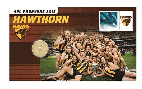 2013 AFL Premiers 'Hawthorn' - Limited Edition $1 PNC