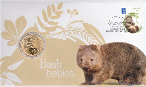 2013 Australian Bush Babies Wombat $1 PNC