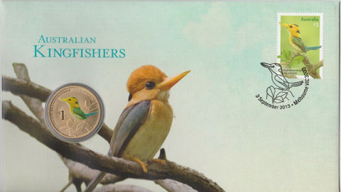 2013 Australian Yellow-Billed Kingfisher $1 PNC