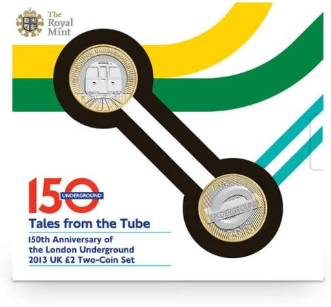 2013 Tales From the Tube Brilliant Uncirculated  £2 Coin pack