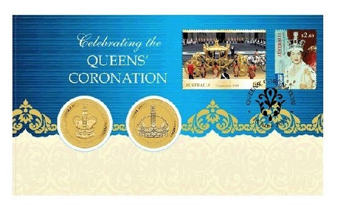 2013 Queens Coronation 2 Coin PNC