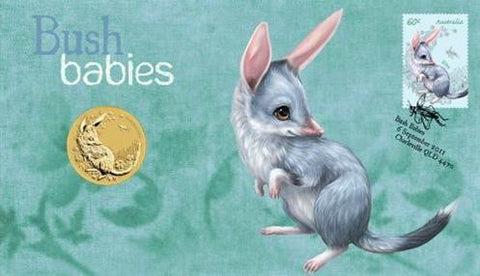 2011 Australian Bush Babies Bilby $1 PNC