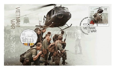 2016 50c Vietnam War 1962-1975 50c PNC