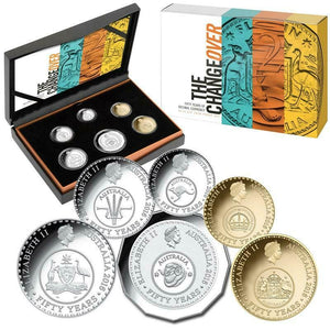 2016 50th Anniversary of Decimal Currency (Changeover) 6 Coin Proof Set