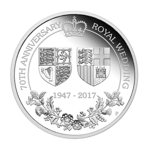 2017 70th Anniversary of the Royal Wedding 1oz Silver Proof Coin
