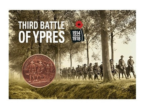 2017 Centenary of WWI : 1917 Third Battle of Ypres Limited Edition Medallion Cover