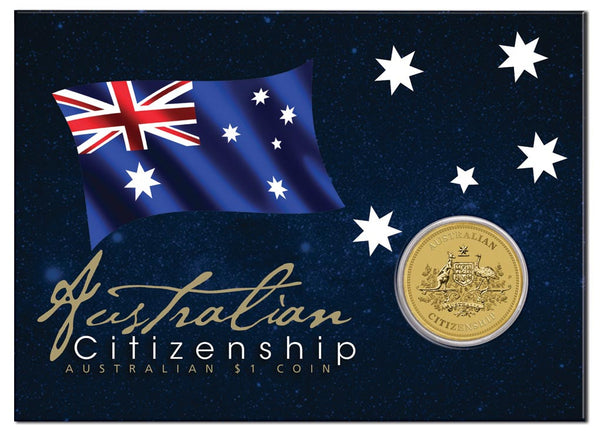 2017 Australian Citizenship $1 Carded Coin