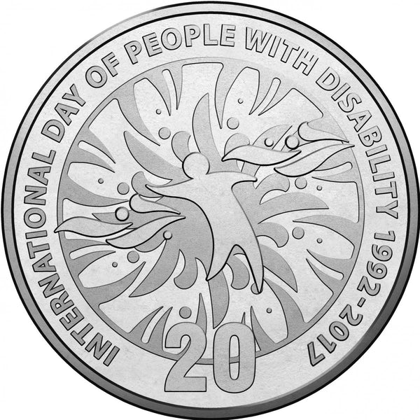 2017 International Day of People with Disability 20c Unc Coin