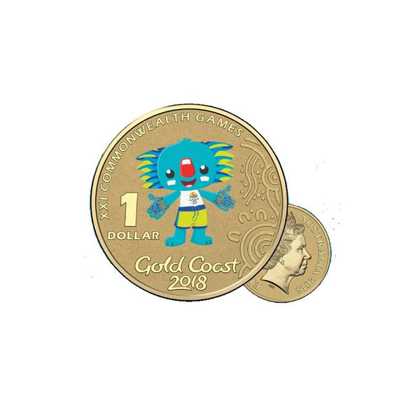 2018 Gold Coast Commonwealth Games Borobi $1 PNC (ANDA - Perth Money Expo)