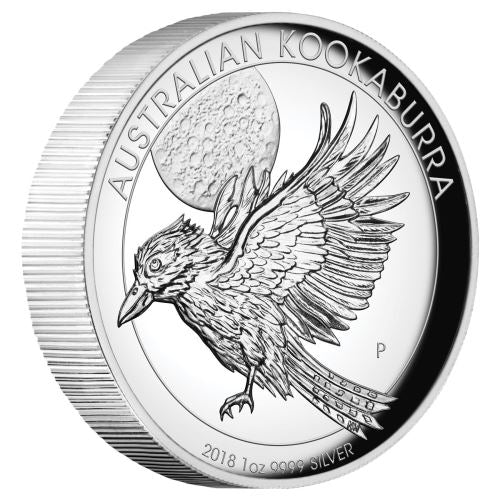 2018 Australian Kookaburra 1oz Silver Proof High Relief Coin