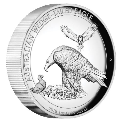 2018 Australian Wedge-Tailed Eagle 1oz Silver Proof High Relief Coin