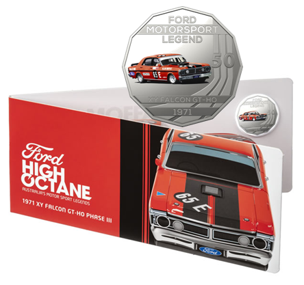 2018 Ford High Octane '1971 XY Falcon GT-HO Phase III' 50c Carded Coin