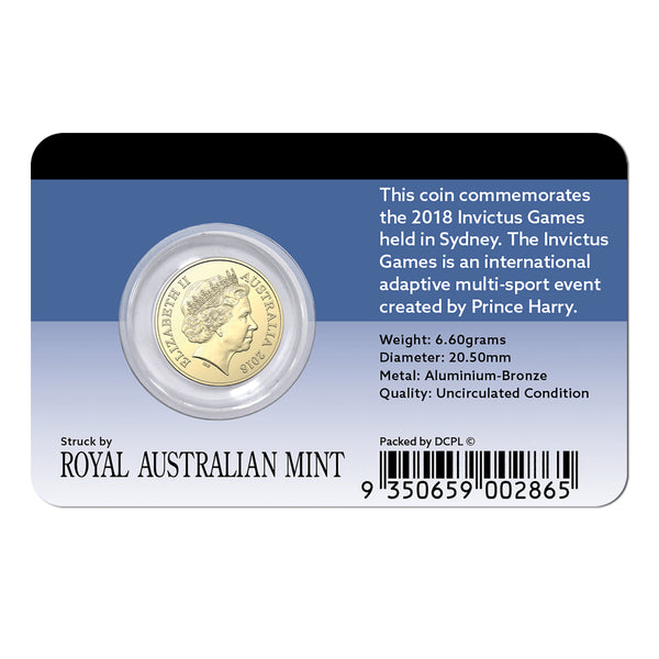 2018 Invictus Games Sydney $2 Al-Br Coin Pack