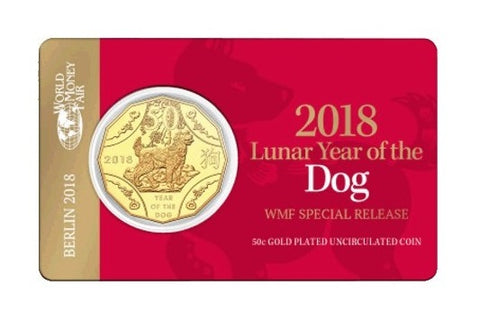 2018 Lunar Year of the Dog 50c - WMF Berlin