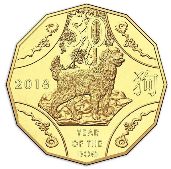 2018 Lunar Year of the Dog 50c - WMF Berlin