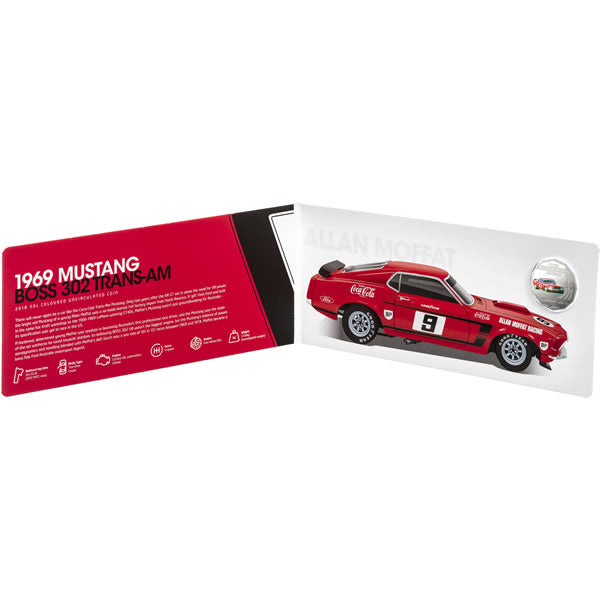 2018 Ford High Octane '1969 Mustang Boss 302 Trans-Am' 50c Carded Coin