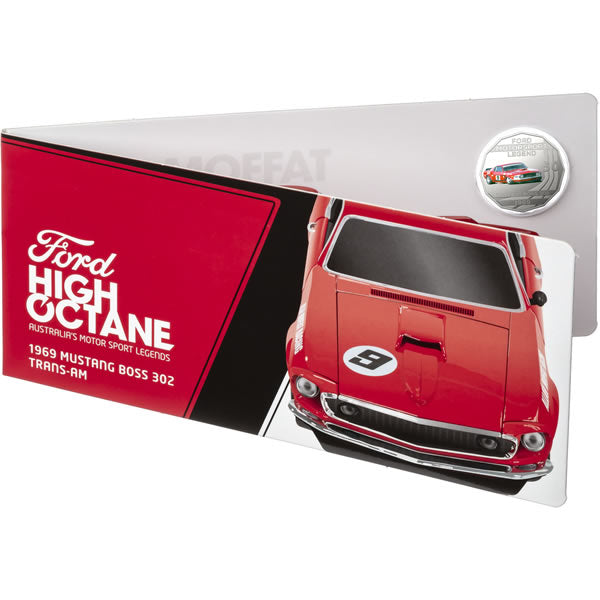 2018 Ford High Octane '1969 Mustang Boss 302 Trans-Am' 50c Carded Coin