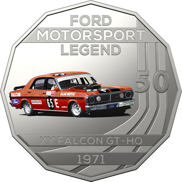 2018 Ford High Octane '1971 XY Falcon GT-HO Phase III' 50c Carded Coin