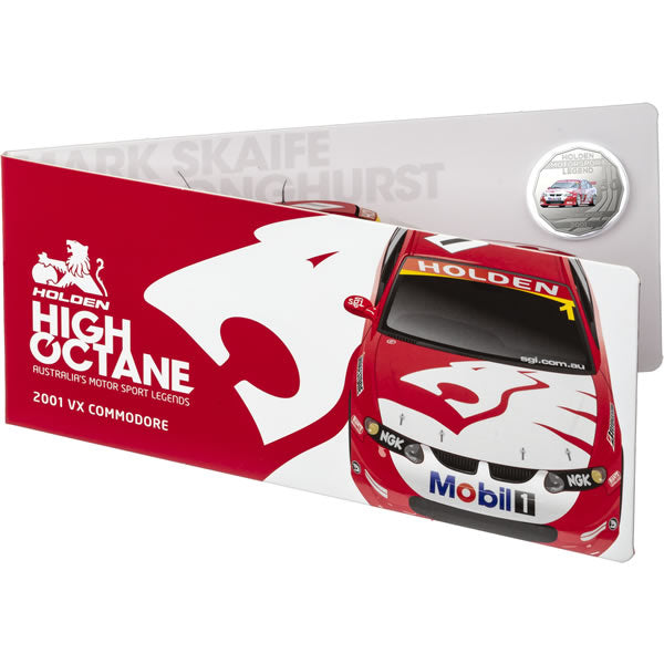 2018 Holden High Octane '2001 VX Commodore' 50c Coin on Card