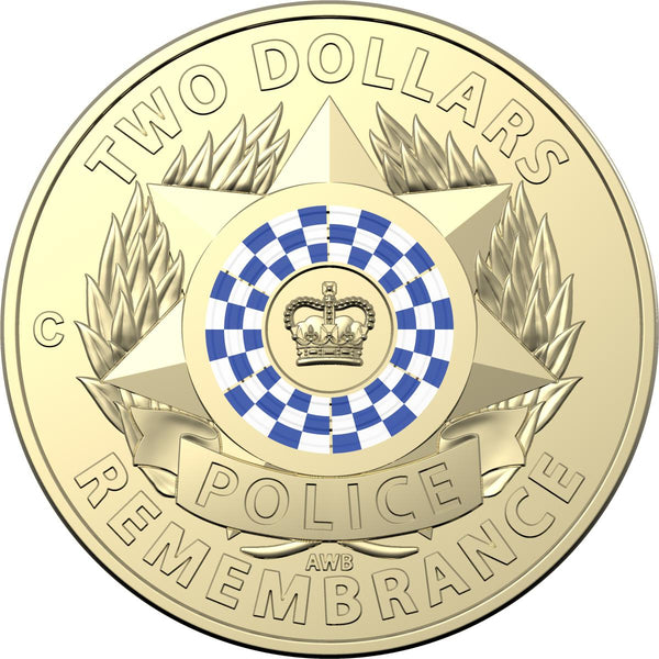 2019 Police Remembrance Two Dollar 'C' Mintmark