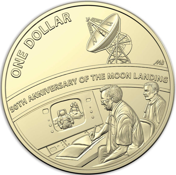 2019 50th Anniversary of the Moon Landing 2 Coin PNC