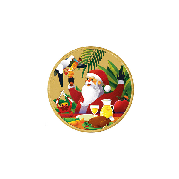 2019 Merry Christmas - Santa Claus $1 PNC